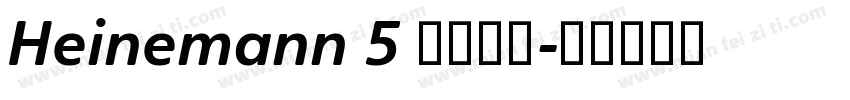Heinemann 5 字体家族字体转换
